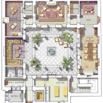 Moroccan Riad Floor Plans