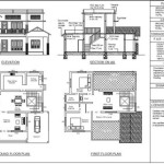 Residential House Plan Section Elevation